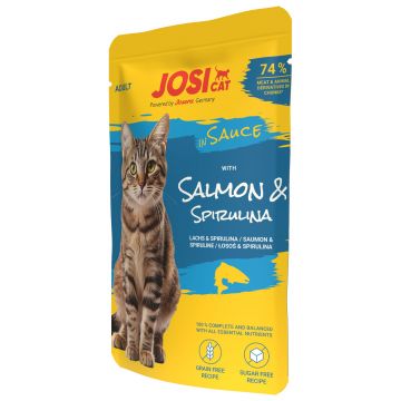 JosiCat with Salmon in Sauce 85g (Menge: 28 je Bestelleinheit)