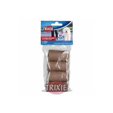 Trixie Hundekotbeutel aus Maisstärke 4 Rollen a 10 Stück, braun Trixie Hundekotbeutel aus Maisstärke 4 Rollen a 10 Stück, braun
