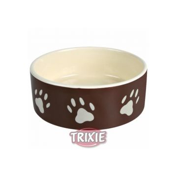 Trixie Napf mit Pfoten 0,8 l 16 cm
