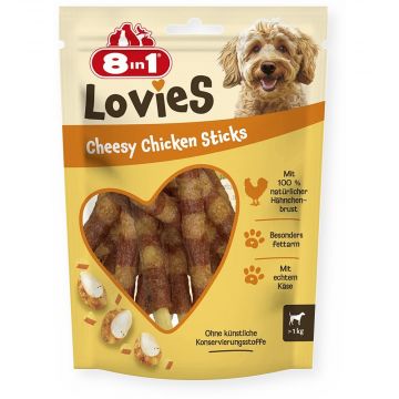 8in 1 Lovies Cheesy Chicken Stix 80g