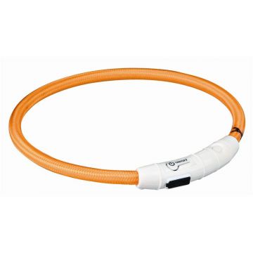 Trixie Flash Leuchtring USB orange M-L 45 cm/7 mm Trixie Flash Leuchtring USB orange M-L 45 cm/7 mm