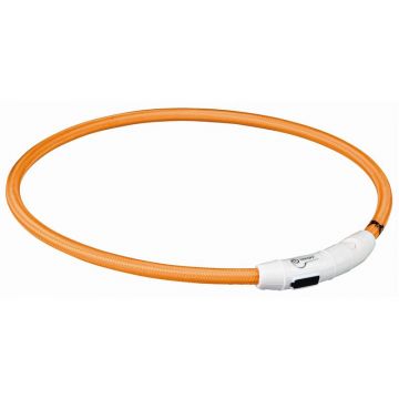 Trixie Flash Leuchtring USB orange L-XL 65 cm/7 mm Trixie Flash Leuchtring USB orange L-XL 65 cm/7 mm