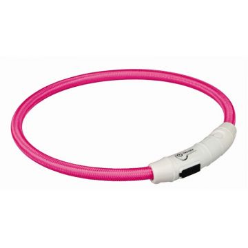 Trixie Flash Leuchtring USB pink M-L 45 cm/7 mm Trixie Flash Leuchtring USB pink M-L 45 cm/7 mm