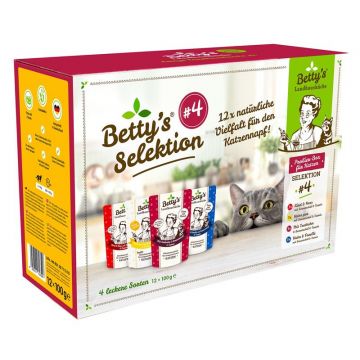 Bettys Landhausküche Katze BOX Selektion #4 12x100g Bettys Landhausküche Katze BOX Selektion #4 12x100g