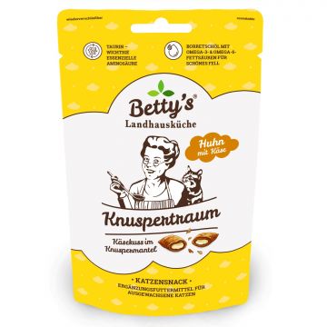 Bettys Landhausk&uuml;che Cat Snack Knuspertraum Huhn mit K&auml;se 50g