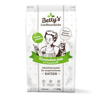 Bettys Landhausküche Katze Adult Trocken Kaninchen pur 1,4 kg