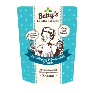 Bettys Landhausk&uuml;che P.B. Katze mit K&auml;nguru & Borretsch&ouml;l 250g (Menge: 6 je Bestelleinheit)