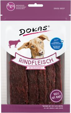 Dokas Dog Rindfleisch getrocknet 70 g (Menge: 12 je Bestelleinheit)