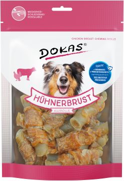 Dokas Dog Hühnerbrust Kaurolle 250 g (Menge: 8 je Bestelleinheit)