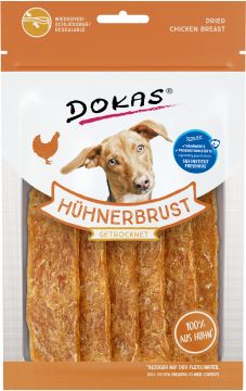 Dokas Dog Hühnerbrust getrocknet 70 g (Menge: 12 je Bestelleinheit)