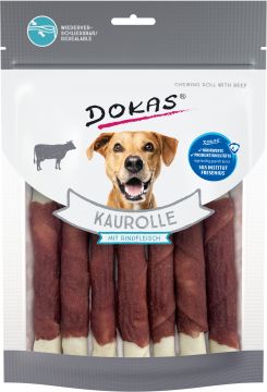 Dokas Dog Kaurolle mit Rindfleisch 190g (Menge: 9 je Bestelleinheit)