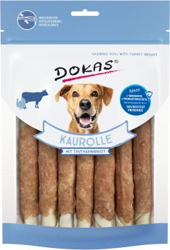 Dokas Dog Kaurolle mit Truthahnbrust 190g (Menge: 9 je Bestelleinheit)