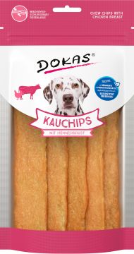 Dokas Dog Kauchips Hühnerbrust 175 g (Menge: 5 je Bestelleinheit)