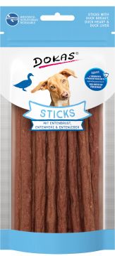 Dokas Dog Sticks mit Entenbrust, Herz & Leber 60g (Menge: 12 je Bestelleinheit)
