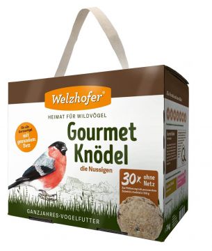 Welzhofer Bird Gourmetknödel &quote;Die Nussigen&quote; 1 x (30x100g) ohne Netz