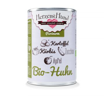 Herzenshund Bio-Huhn mit Bio-Bio-Kartoffel 400g (Menge: 12 je Bestelleinheit)