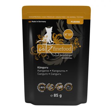 Catz finefood Purrrr No. 107 Känguru 85g (Menge: 16 je Bestelleinheit) Catz finefood Purrrr No. 107 Känguru 85g (Menge: 16 je Bestelleinheit)
