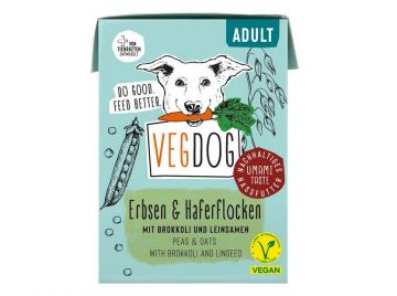 VEGDOG ADULT Erbsen & Haferflocken 200g Tetra Pak (Menge: 10 je Bestelleinheit) VEGDOG ADULT Erbsen & Haferflocken 200g Tetra Pak (Menge: 10 je Bestelleinheit)