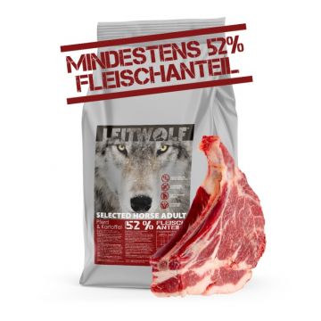 Leitwolf Selected Horse Adult Pferd & Kartoffel Probe 50g (Menge: 50 je Bestelleinheit)