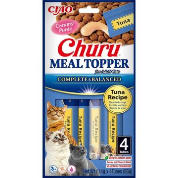 Inaba Cat Churu Meal Topper Tuna 4x14g