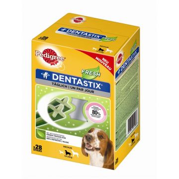 Pedigree Denta Stix Fresh Multipack junge & kleine Hunde 4x7Stück (Menge: 4 je Bestelleinheit) Pedigree Denta Stix Fresh Multipack junge & kleine Hunde 4x7Stück (Menge: 4 je Bestelleinheit)