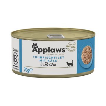 Applaws Cat Nassfutter Dose Thunfischfilet & Käse 70 g (Menge: 24 je Bestelleinheit) Applaws Cat Nassfutter Dose Thunfischfilet & Käse 70 g (Menge: 24 je Bestelleinheit)