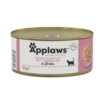 Applaws Cat Nassfutter Dose Thunfischfilet & Garnelen 156 g (Menge: 24 je Bestelleinheit) Applaws Cat Nassfutter Dose Thunfischfilet & Garnelen 156 g (Menge: 24 je Bestelleinheit)