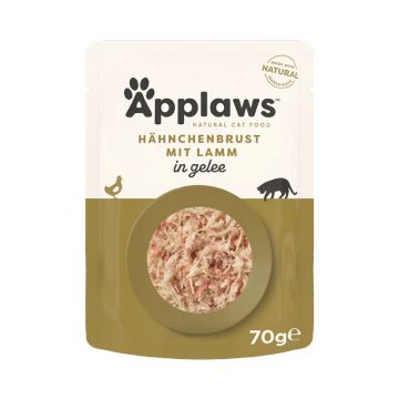 Applaws Cat Nassfutter Frischebeutel Huhn & Lamm in Gelee 70g (Menge: 16 je Bestelleinheit) Applaws Cat Nassfutter Frischebeutel Huhn & Lamm in Gelee 70g (Menge: 16 je Bestelleinheit)
