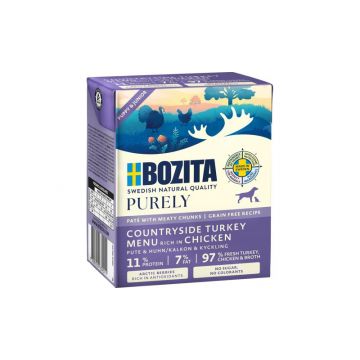 Bozita Purely Puppy & Junior Paté mit Pute & Huhn 370 g (Menge: 6 je Bestelleinheit) Bozita Purely Puppy & Junior Paté mit Pute & Huhn 370 g (Menge: 6 je Bestelleinheit)