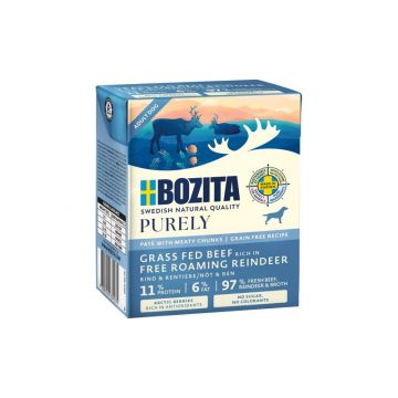Bozita Purely Paté mit Rind & Rentier 370 g (Menge: 6 je Bestelleinheit) Bozita Purely Paté mit Rind & Rentier 370 g (Menge: 6 je Bestelleinheit)