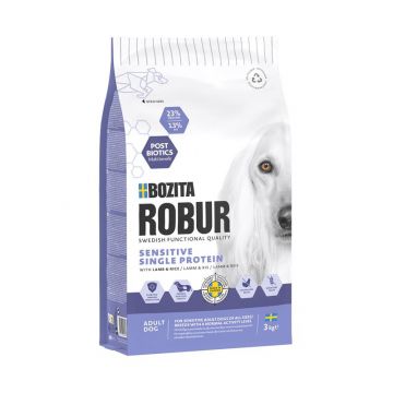 Bozita Robur Adult Sensitive Single Protein Lamm 3kg Bozita Robur Adult Sensitive Single Protein Lamm 3kg