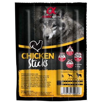 alpha spirit Dog Stick Huhn 4er Pack alpha spirit Dog Stick Huhn 4er Pack