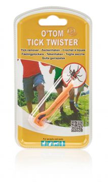 Tick Twister by OTom Zeckenhaken 2 Stück Farbe orange in Blisterverpackung