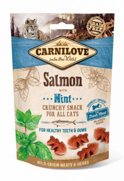 Carnilove Cat Crunchy Snack Salmon with Mint 50g (Menge: 10 je Bestelleinheit)