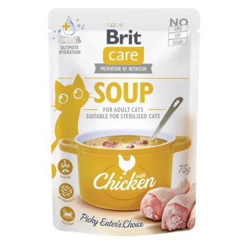 Brit Care Cat Soup with Chicken 75g (Menge: 15 je Bestelleinheit)