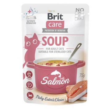Brit Care Cat Soup with Salmon 75g (Menge: 15 je Bestelleinheit)
