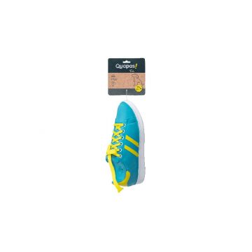 Quapas Dog Toy Fun Latex Women Shoe Blue