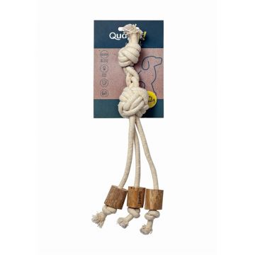 Quapas Dog Toy Coffeewood Tripple