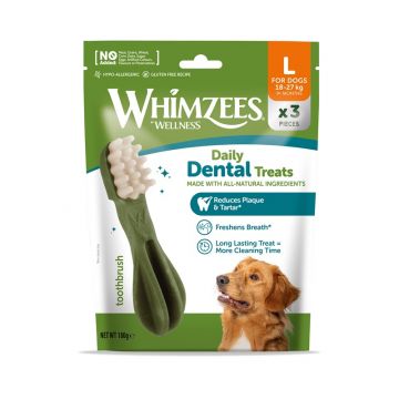 Whimzees Hundesnack Trial Pack Zahnbürste L Whimzees Hundesnack Trial Pack Zahnbürste L