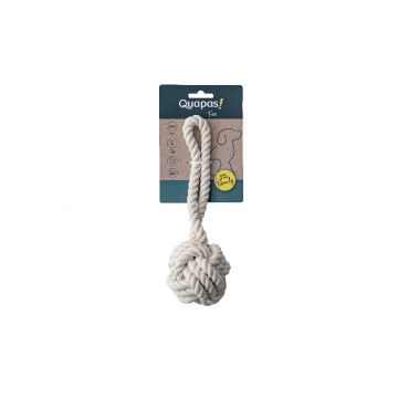 Quapas Dog Toy Rope Ball Natural L 30 cm Quapas Dog Toy Rope Ball Natural L 30 cm