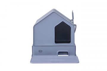 Quapas Cat Litter House Soft Grey