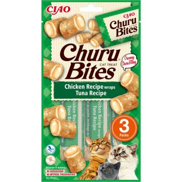 Inaba Cat Churu Bites Chicken & Tuna 3 x 10g
