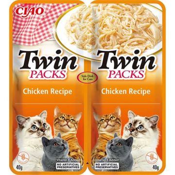 Inaba Cat Ciao TwinPack Chicken in Chicken Broth 2x40g Inaba Cat Ciao TwinPack Chicken in Chicken Broth 2x40g