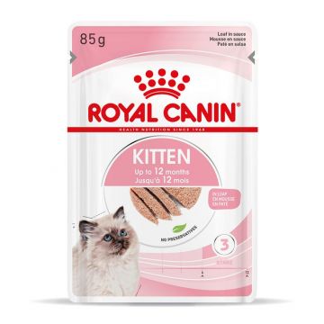 Royal Canin Feline Kitten Mousse P.B. Multipack 12x85g Royal Canin Feline Kitten Mousse P.B. Multipack 12x85g
