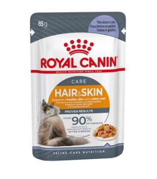 Royal Canin Feline Hair & Skin Mousse P.B. Multipack 12x85g Royal Canin Feline Hair & Skin Mousse P.B. Multipack 12x85g