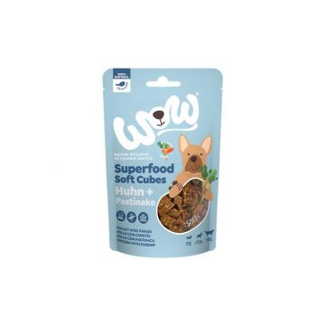 Wow Dog Superfood Soft Cubes Huhn mit Pastinake 150g Wow Dog Superfood Soft Cubes Huhn mit Pastinake 150g