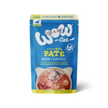 Wow Cat PB Junior Huhn & Garnele 125g (Menge: 12 je Bestelleinheit) Wow Cat PB Junior Huhn & Garnele 125g (Menge: 12 je Bestelleinheit)