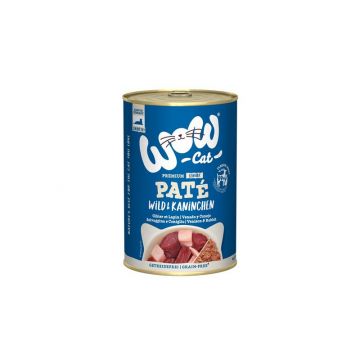 Wow Cat Dose Senior Wild & Kaninchen 400g (Menge: 6 je Bestelleinheit) Wow Cat Dose Senior Wild & Kaninchen 400g (Menge: 6 je Bestelleinheit)