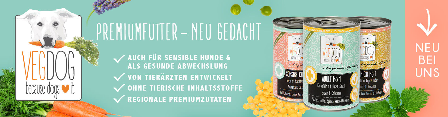 Vegdog veganes Hundefutter